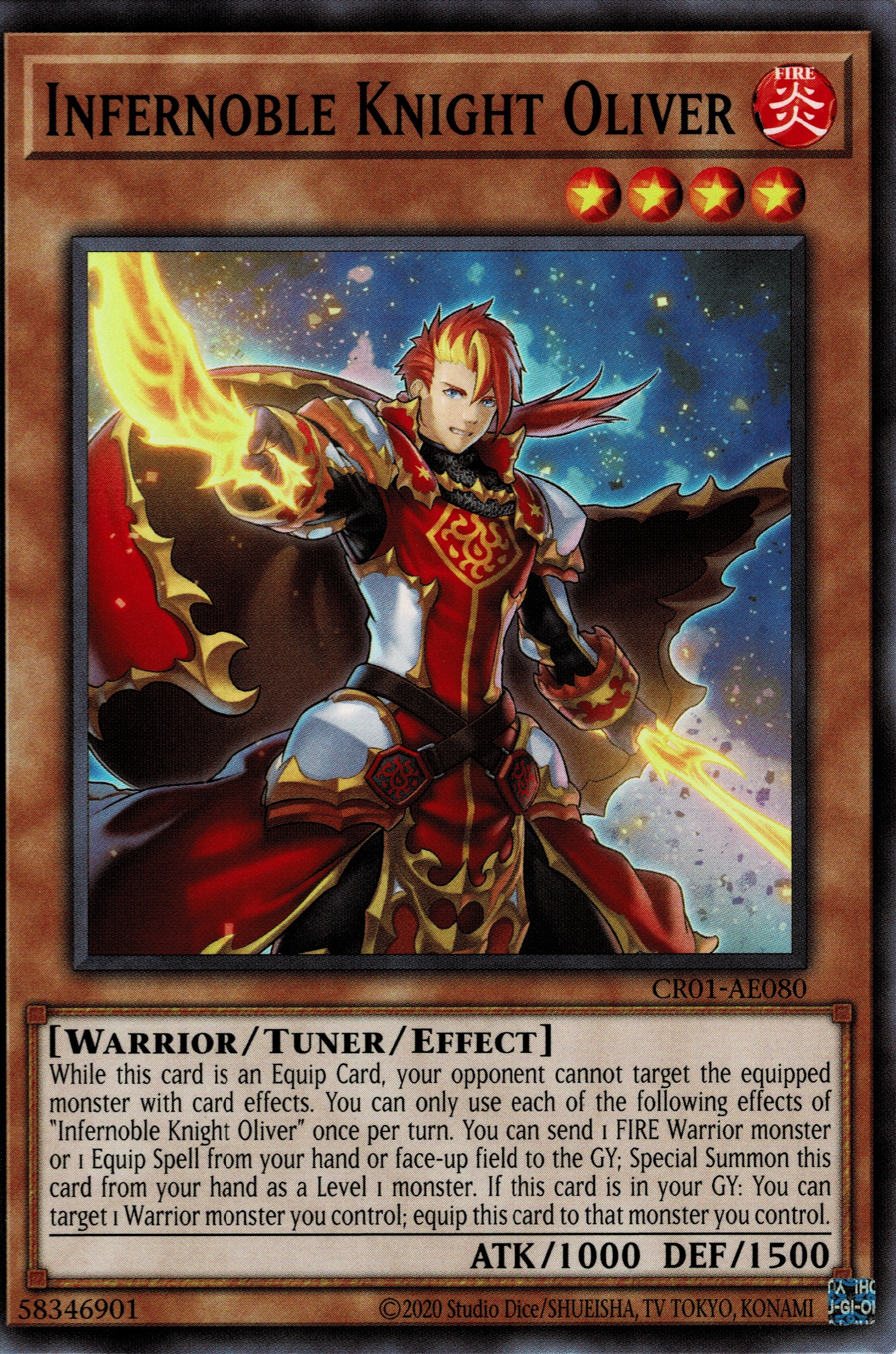 CR01-AE080 Infernoble Knight Captain Oliver