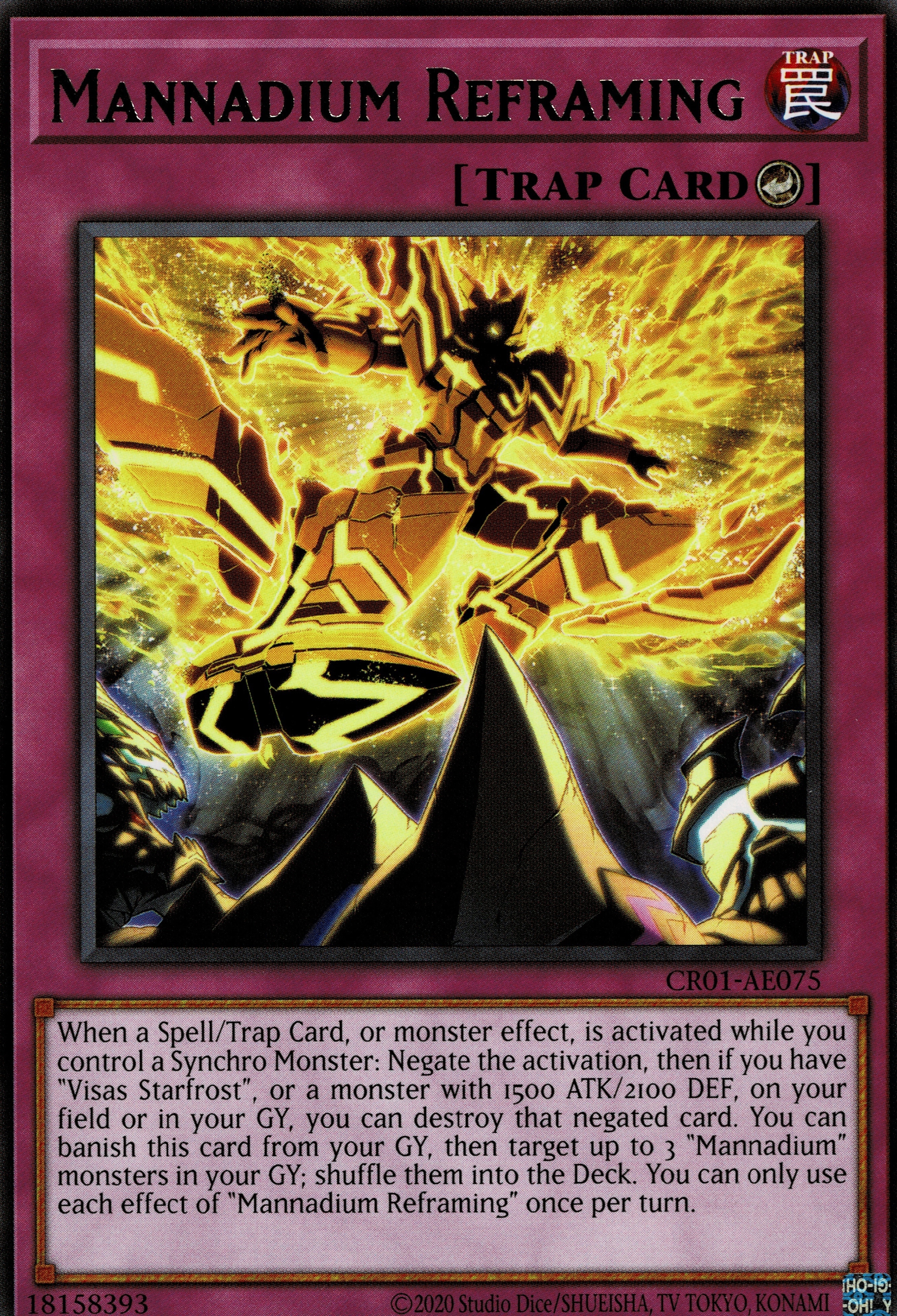 CR01-AE075 Mannadium Reframing