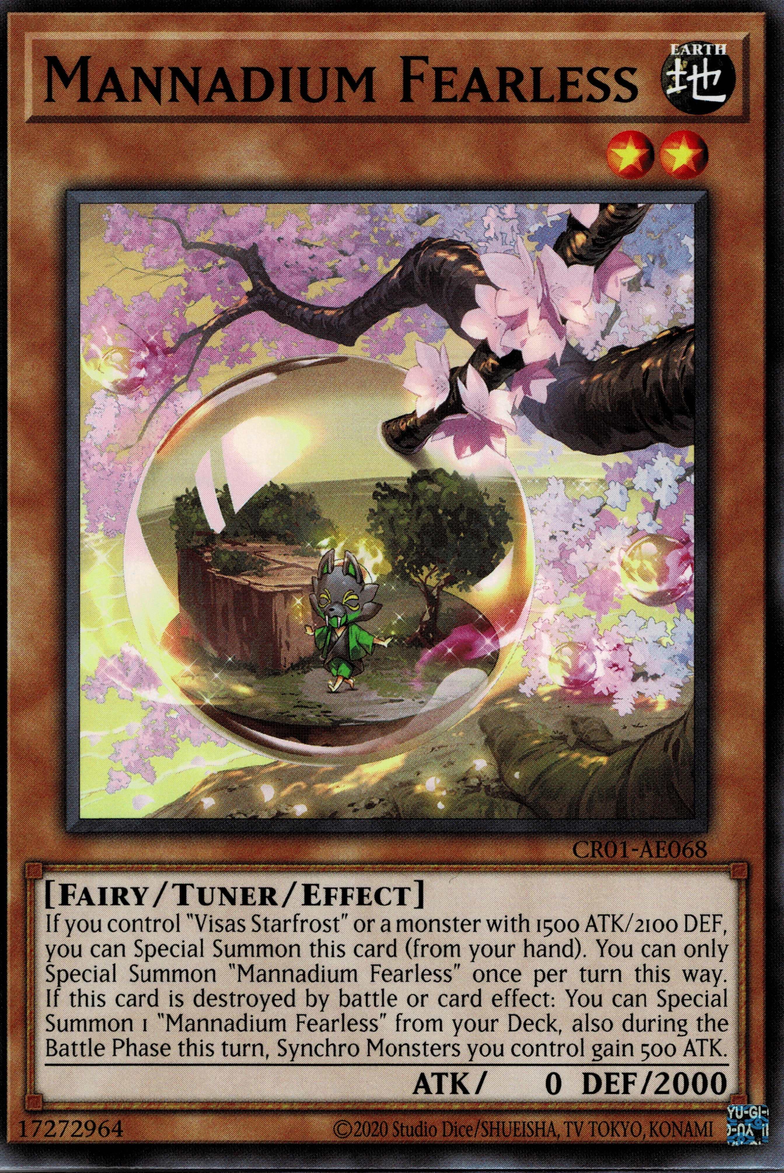 CR01-AE068 Mannadium Fearless