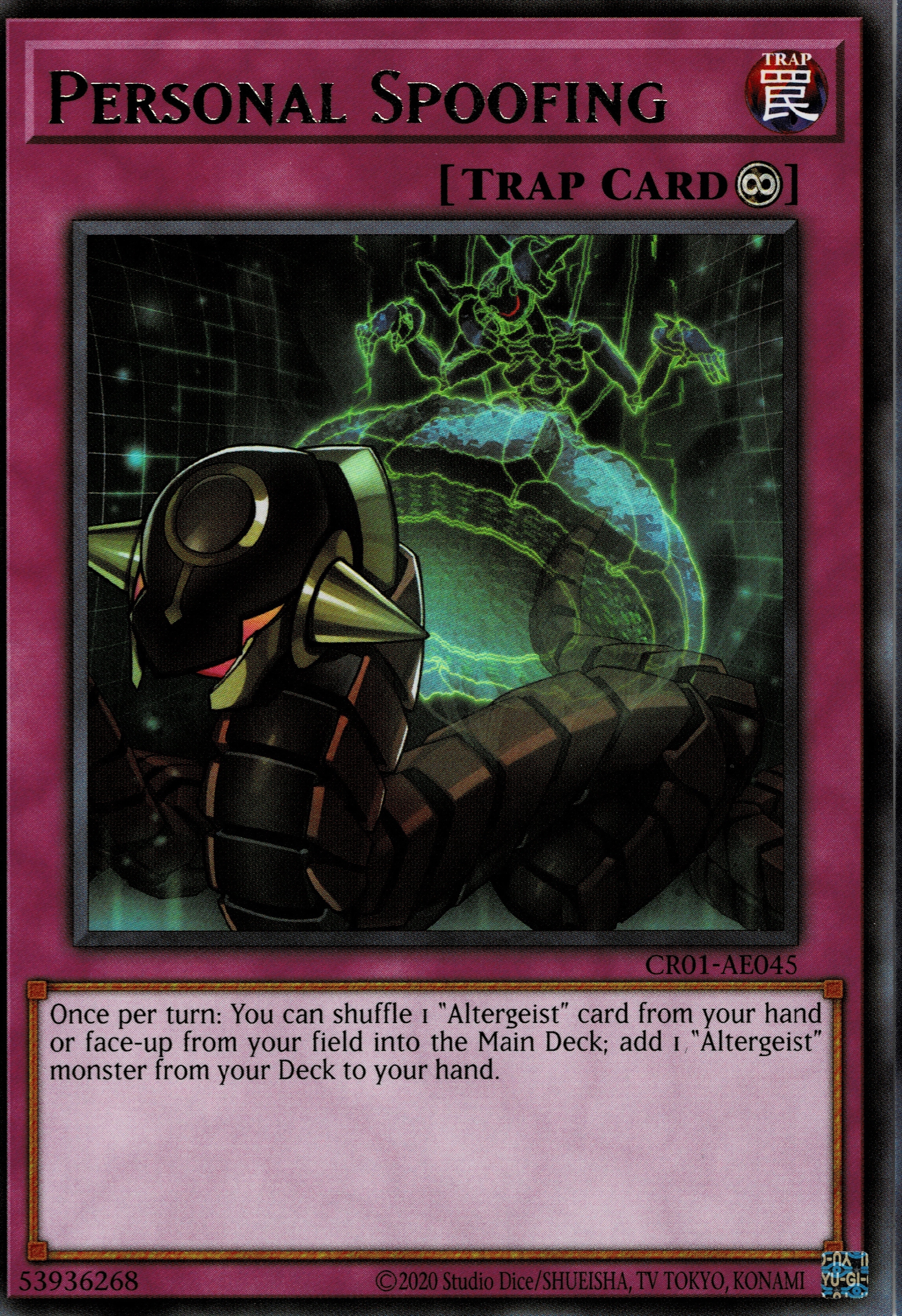 CR01-AE045 Personal Spoofing