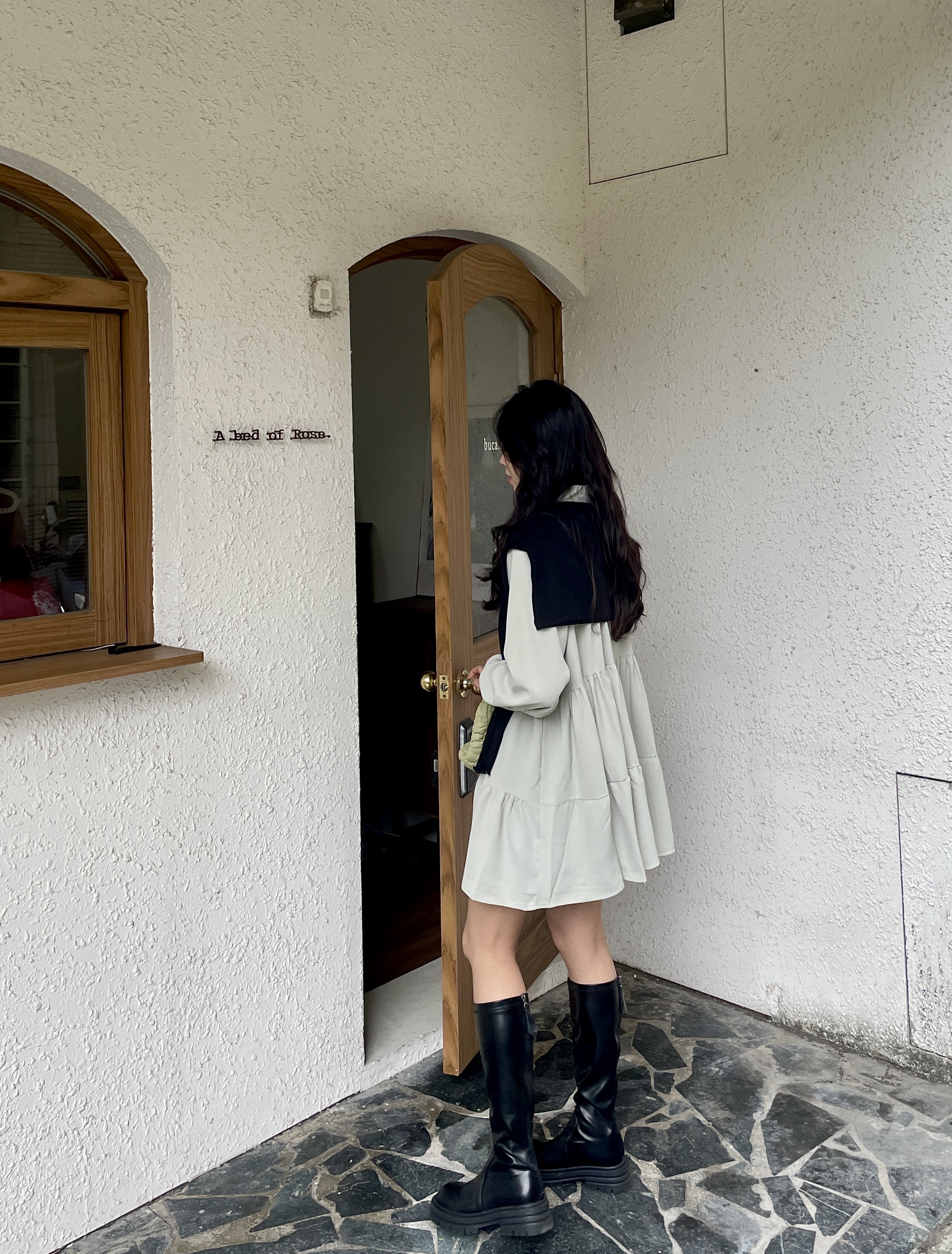 雪紡氣質蛋糕洋