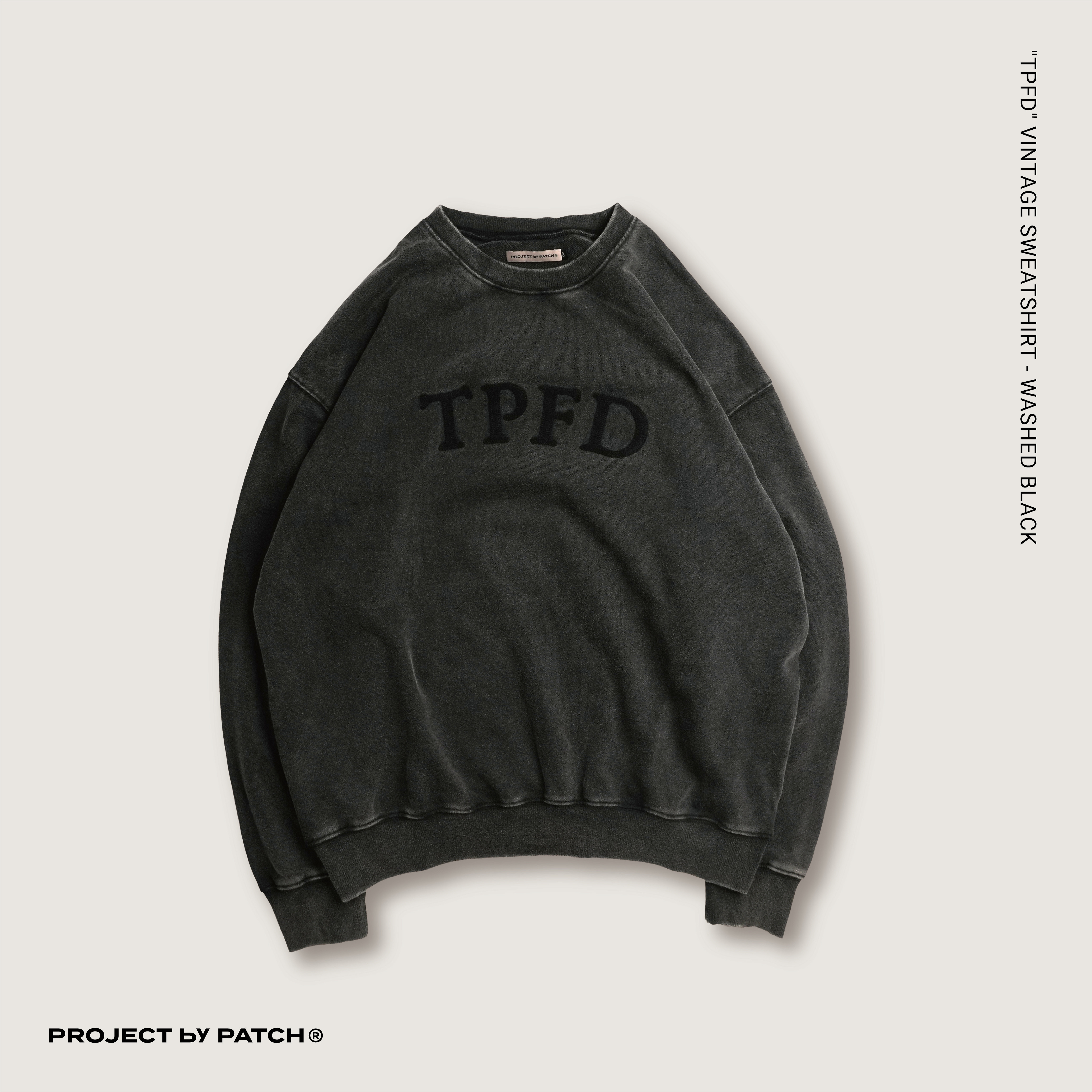 P.B.P - "TPFD" VINTAGE SWEATSHIRT - WASHED