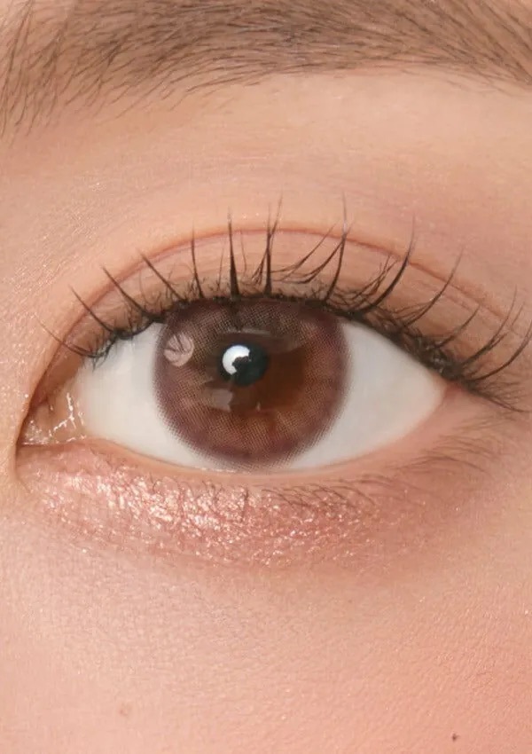 [預訂日拋] CHUU LENS 1 Day Cloud Pudding Pink Brown 粉棕色 日拋彩妝隱形眼鏡｜每盒10片