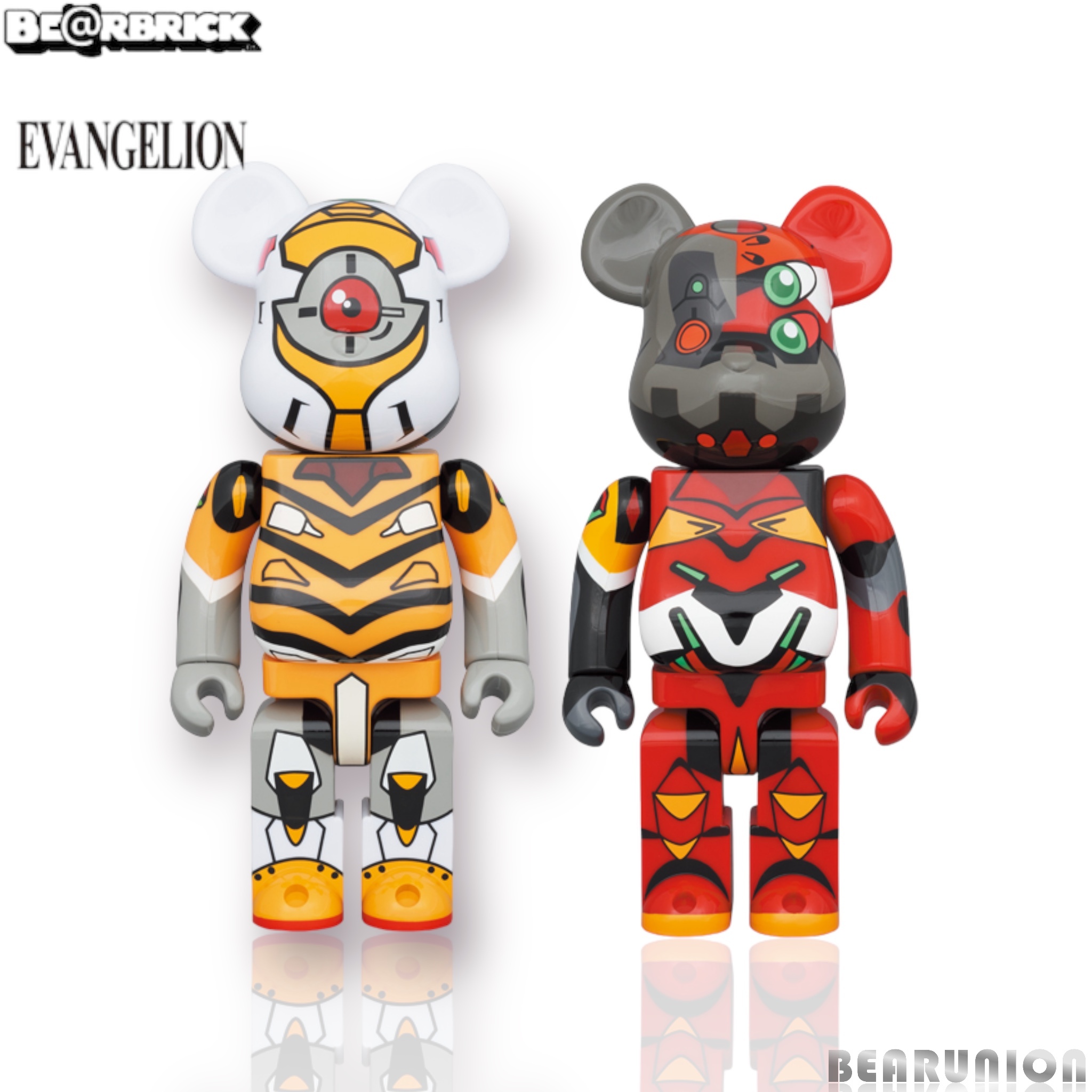 🥇現貨🥇Bearbrick 400% EVA 9號機 改2号機 SET OF 2