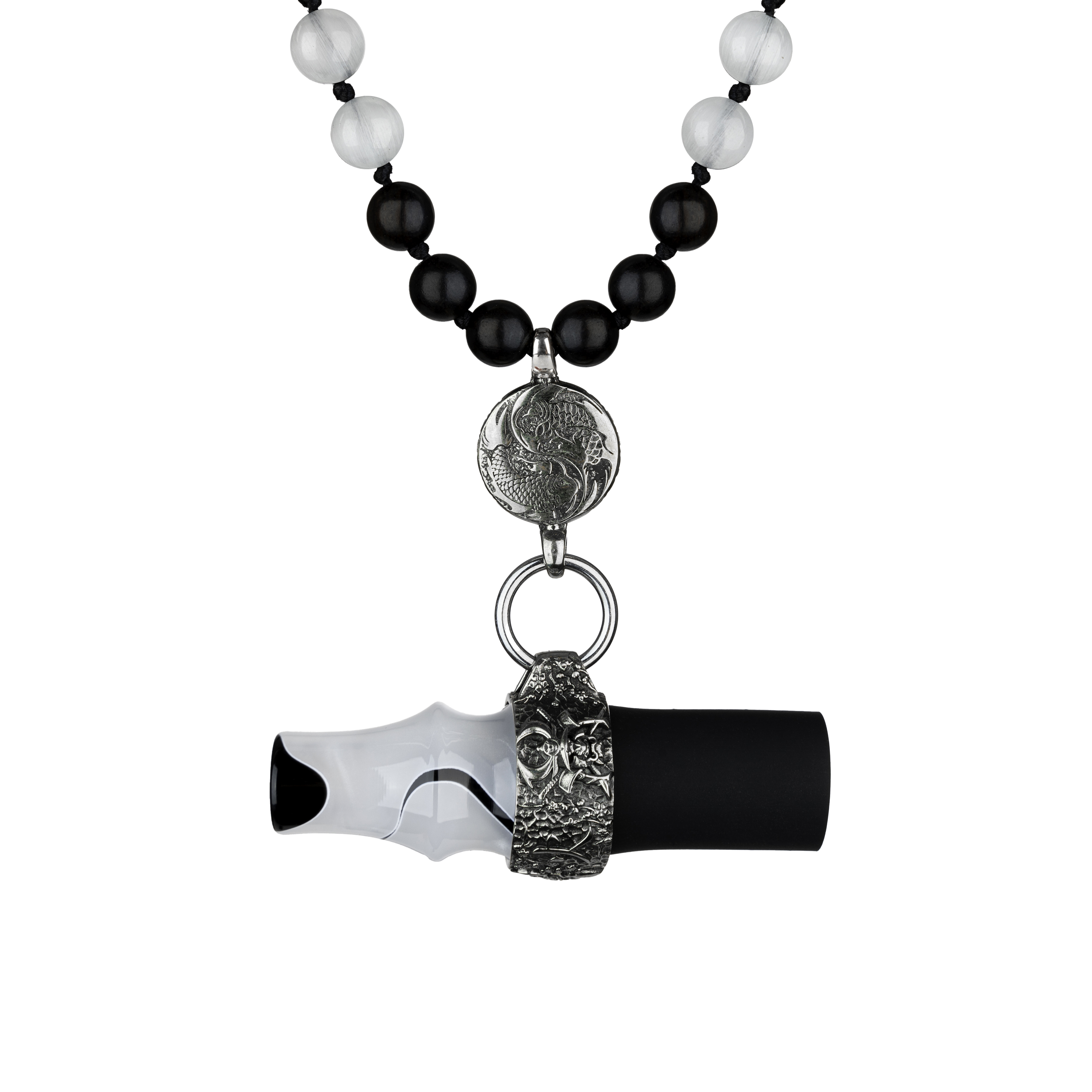 Japona Mouthtip Bead Koi to Bizu - White