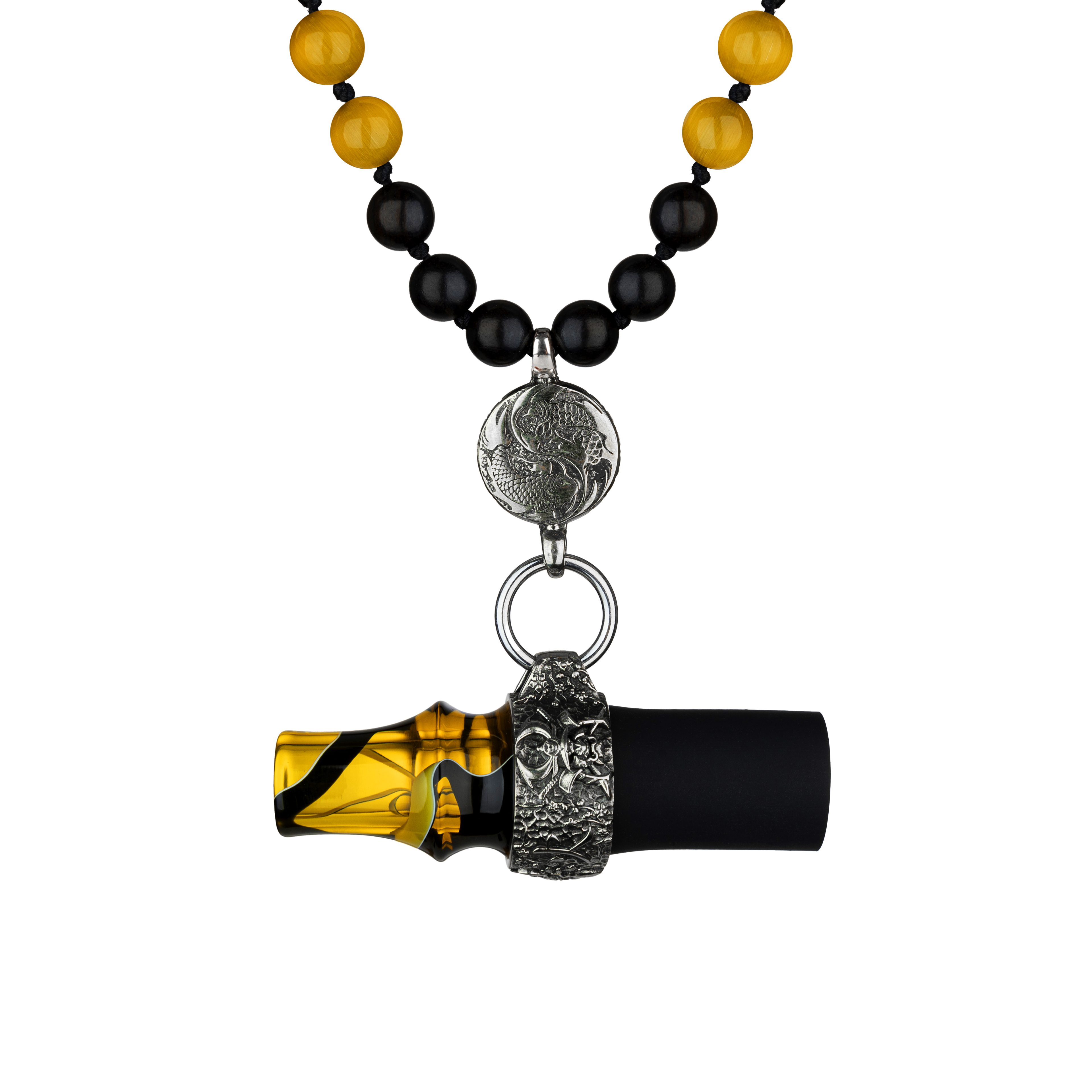 Japona Mouthtip Bead Koi to Bizu - Yellow