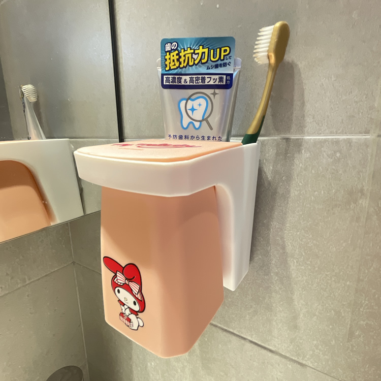 23251-MM Sanrio My Melody 磁吸漱口杯 #TW-KM23-4711466502323