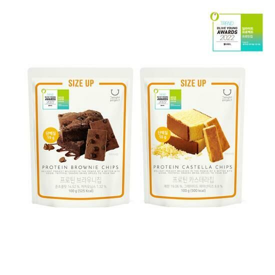 Delight Project Protein Brownie Chip/ Castella Chip