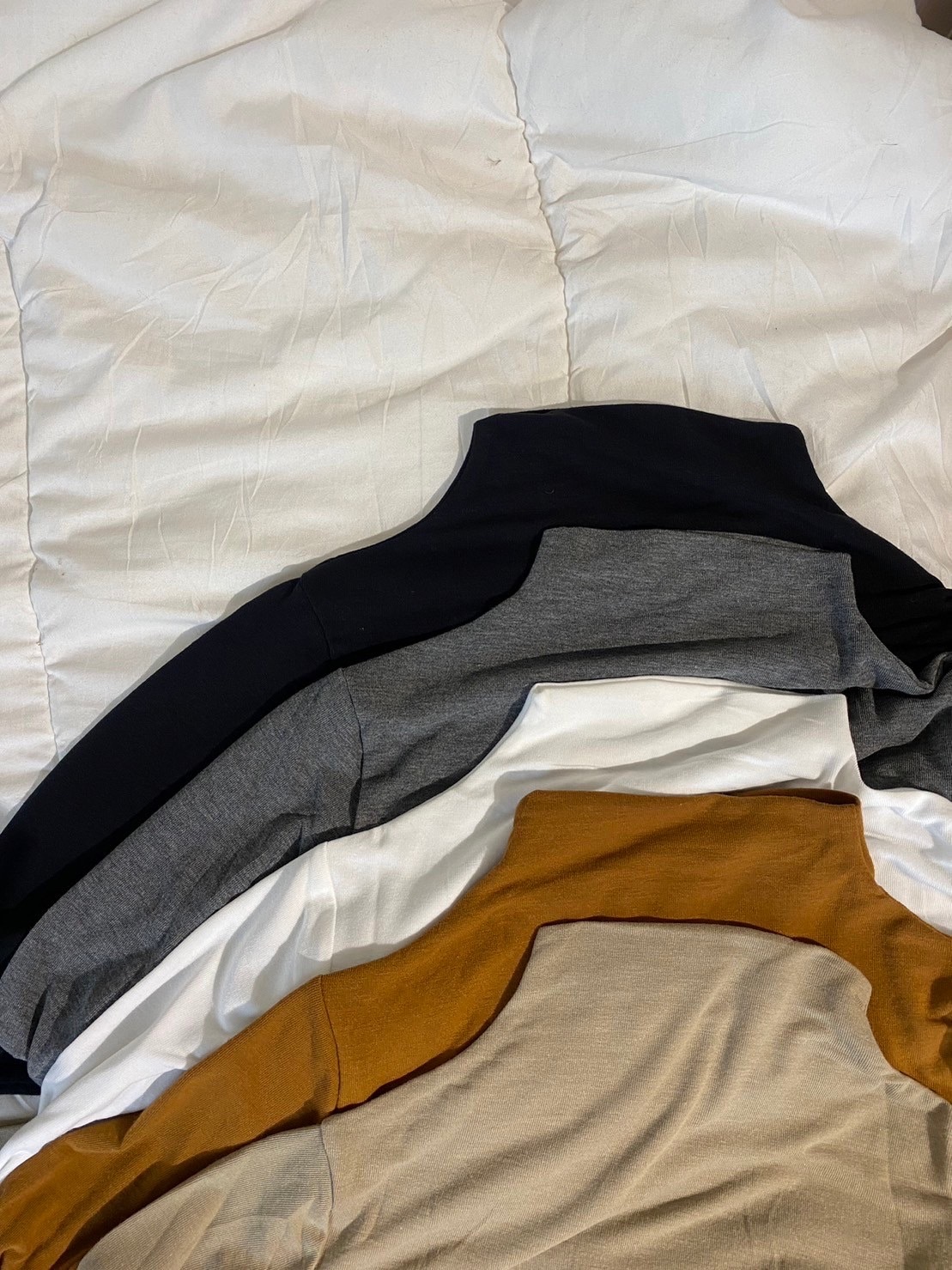 半高領羊絨內搭