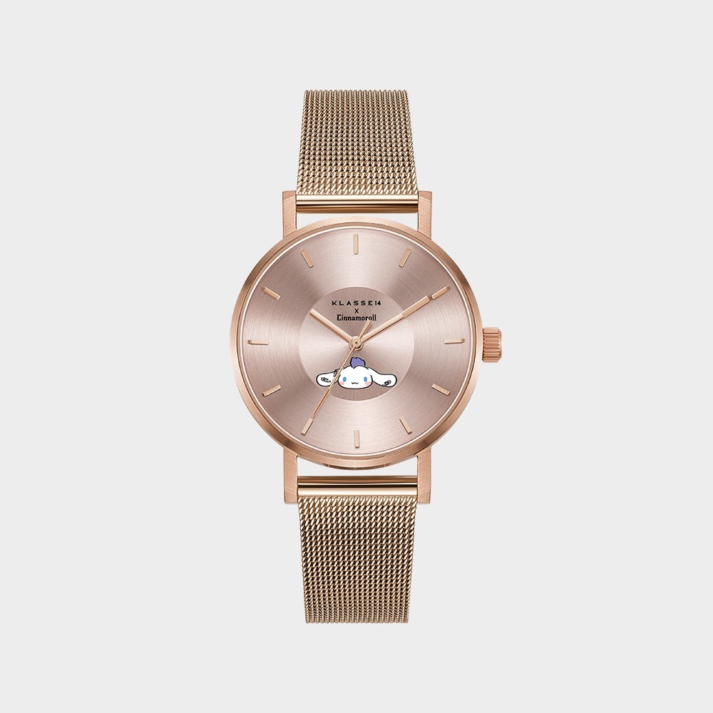 KLASSE14 x SANRIO CINNAMOROLL VOLARE CHAMPAGNE GOLD Mesh 36MM