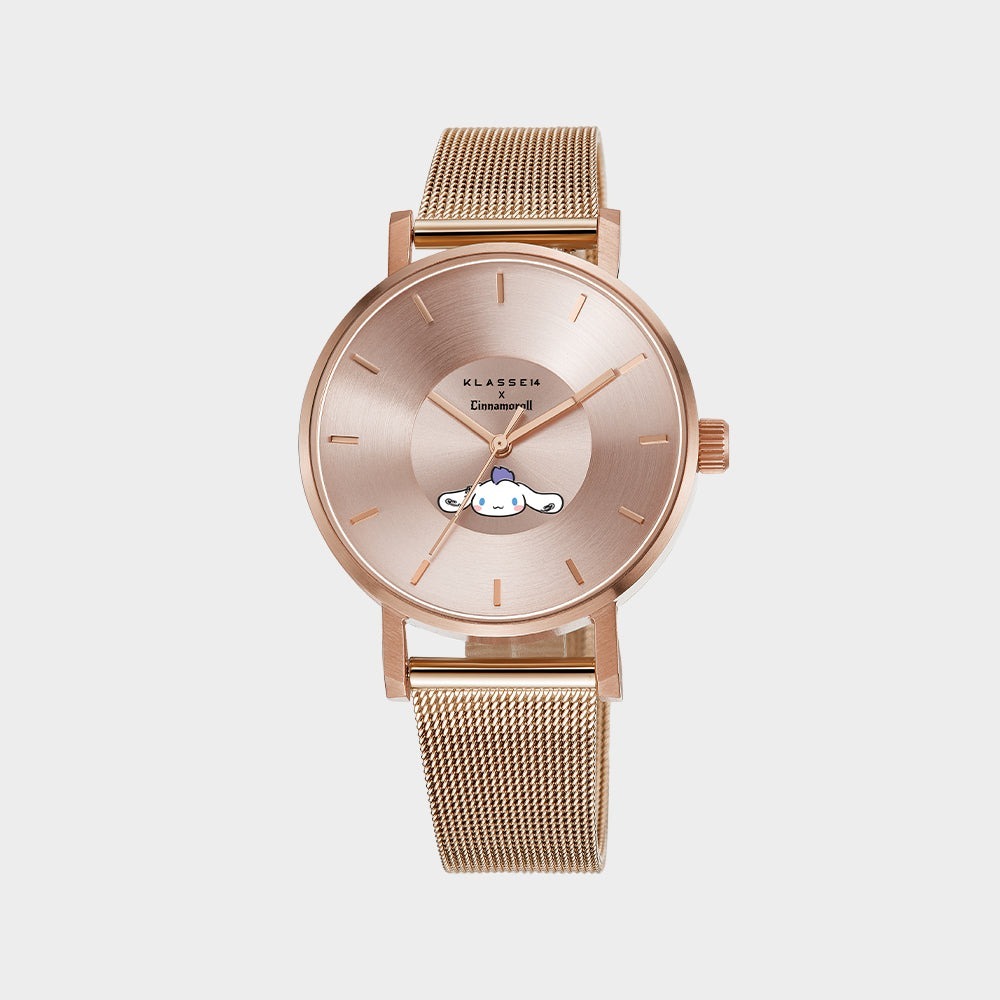 KLASSE14 x SANRIO CINNAMOROLL VOLARE CHAMPAGNE GOLD Mesh 36MM