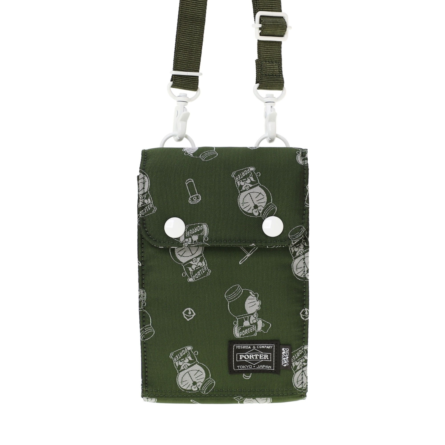 現貨 日本製 PORTER NAVIGATOR CASE 墨綠色 多啦A夢 #21765