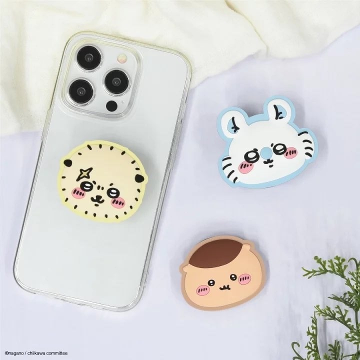 預訂｜ Chiikawa POCOPOCO 電話指環 Phone Ring 海瀨 飛鼠 栗子饅頭