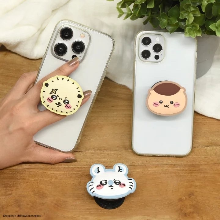 預訂｜ Chiikawa POCOPOCO 電話指環 Phone Ring 海瀨 飛鼠 栗子饅頭