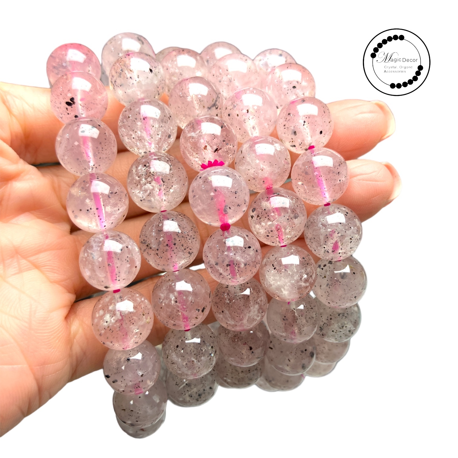 251108-C44 10mm+ 粉雲母超7手串