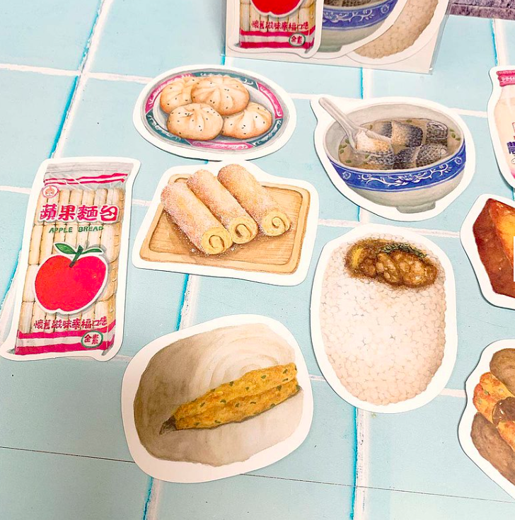 來甲紮等 10入防水貼紙｜針線球