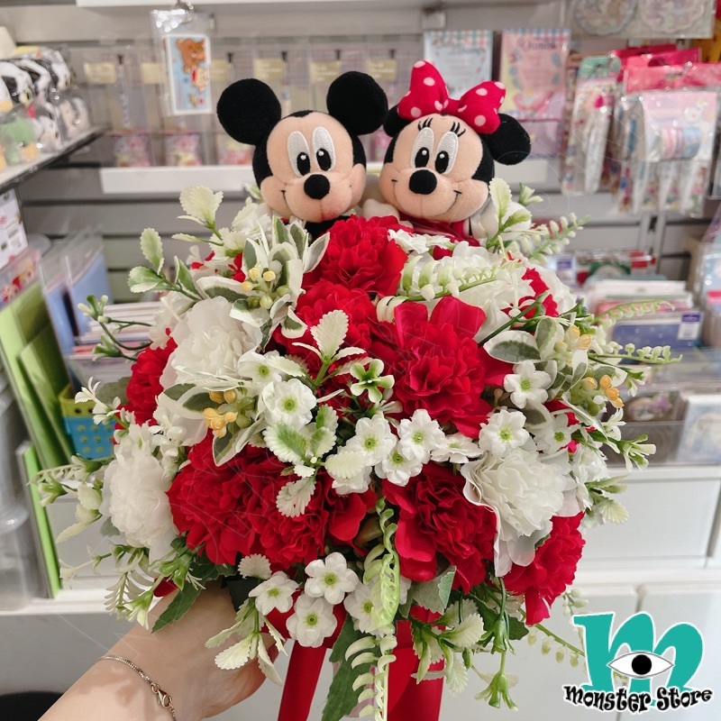 米奇米妮公仔新娘花球