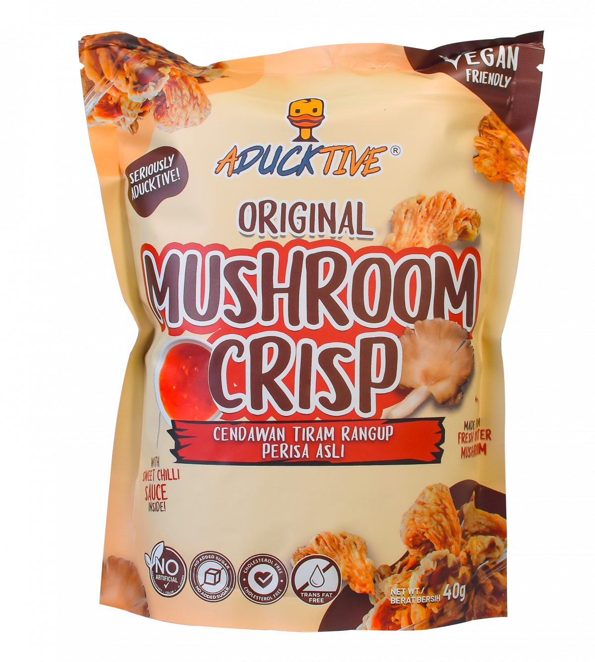 Aducktive Original Mushroom Crisp, Malaysia