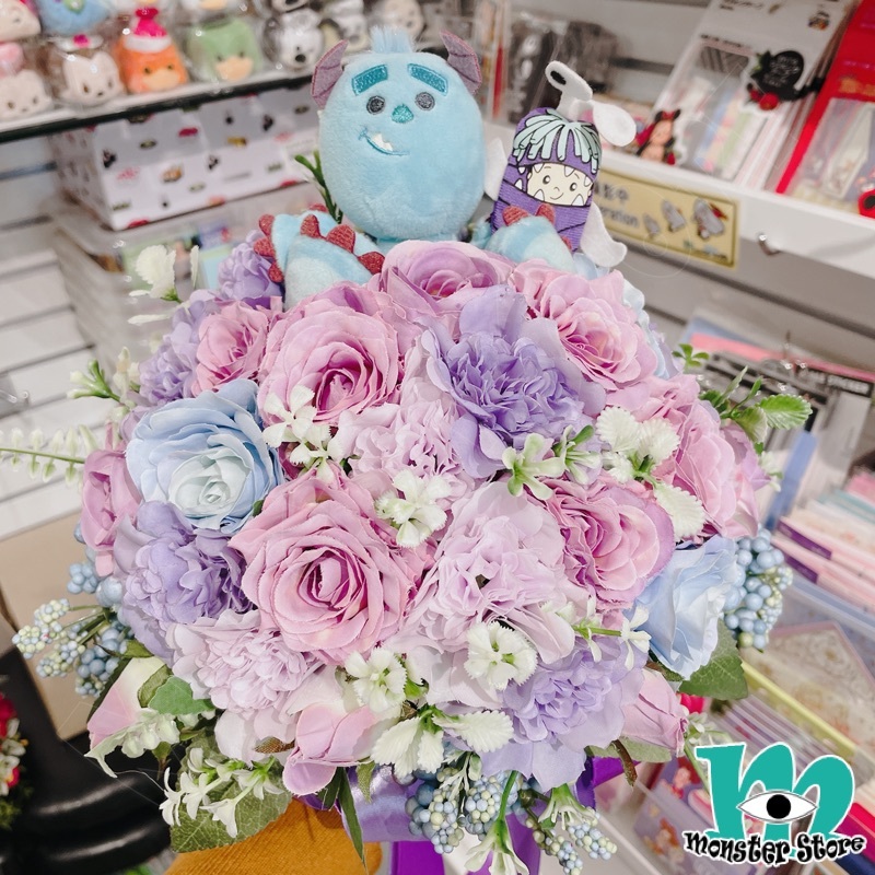 毛毛阿布公仔新娘花球