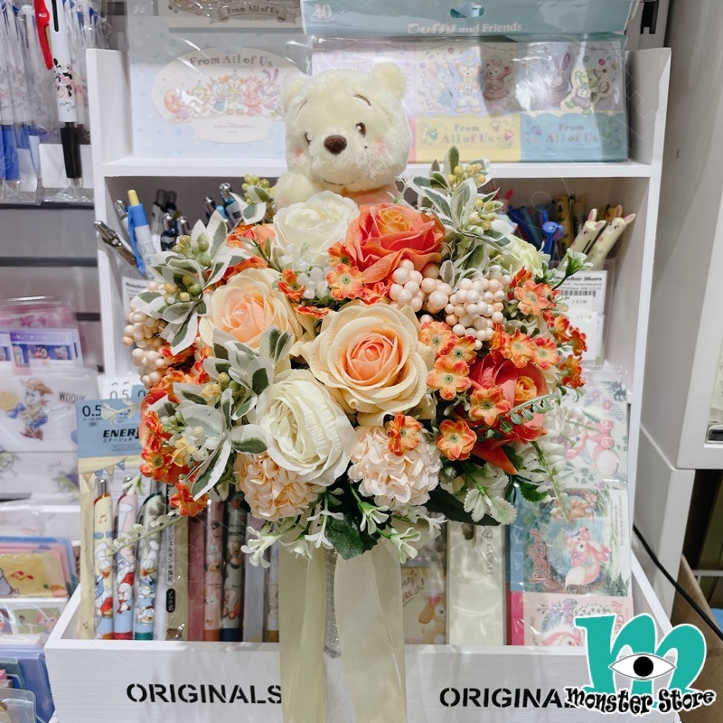 小熊維尼公仔新娘花球