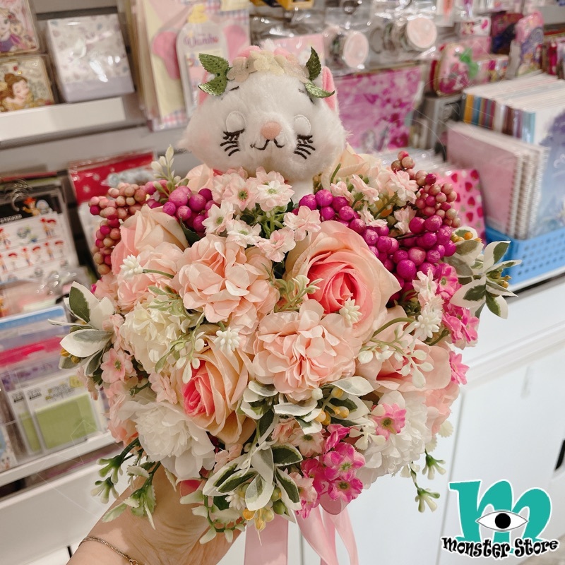 瑪莉貓公仔新娘花球