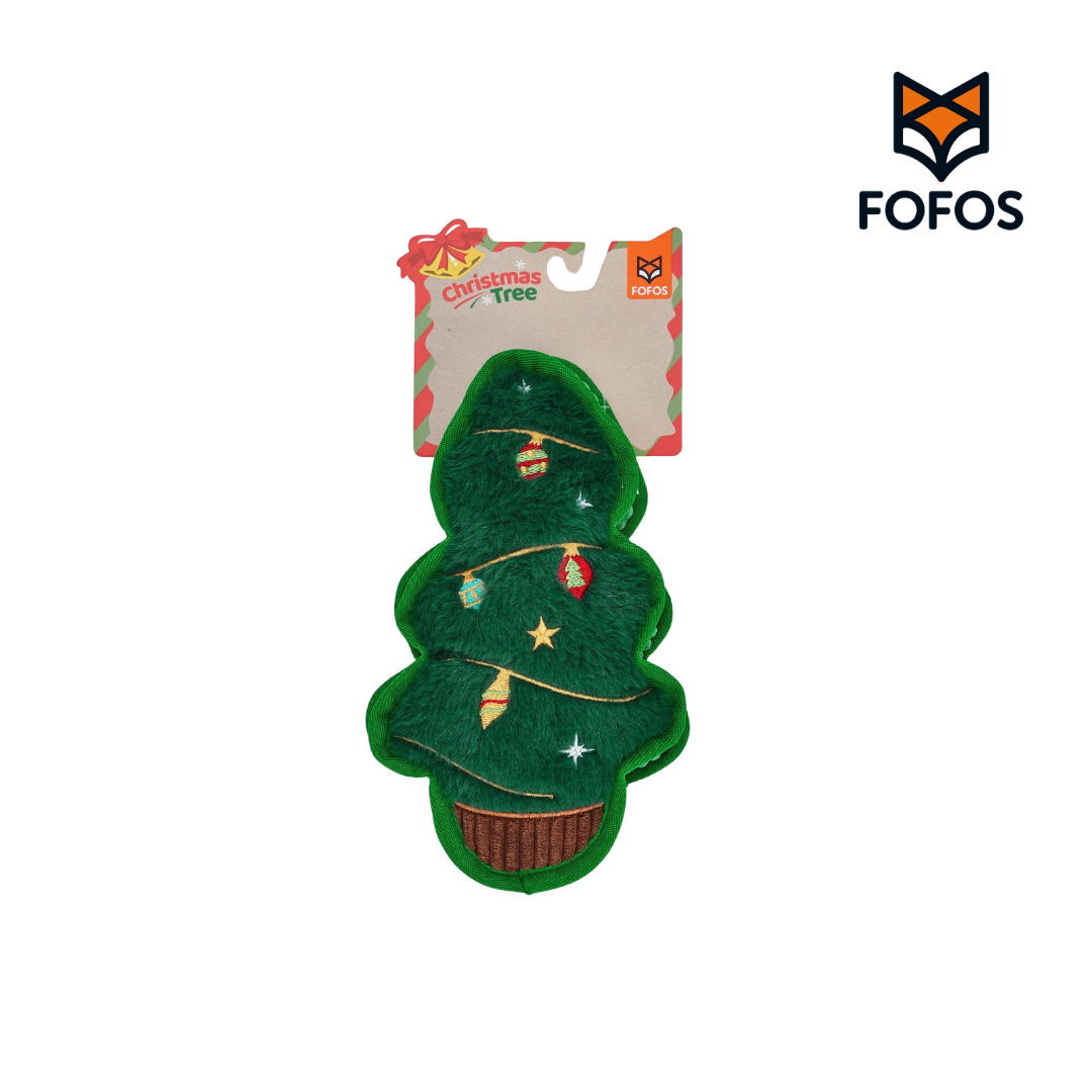 FOFOS 毛茸茸聖誕樹 發聲玩具