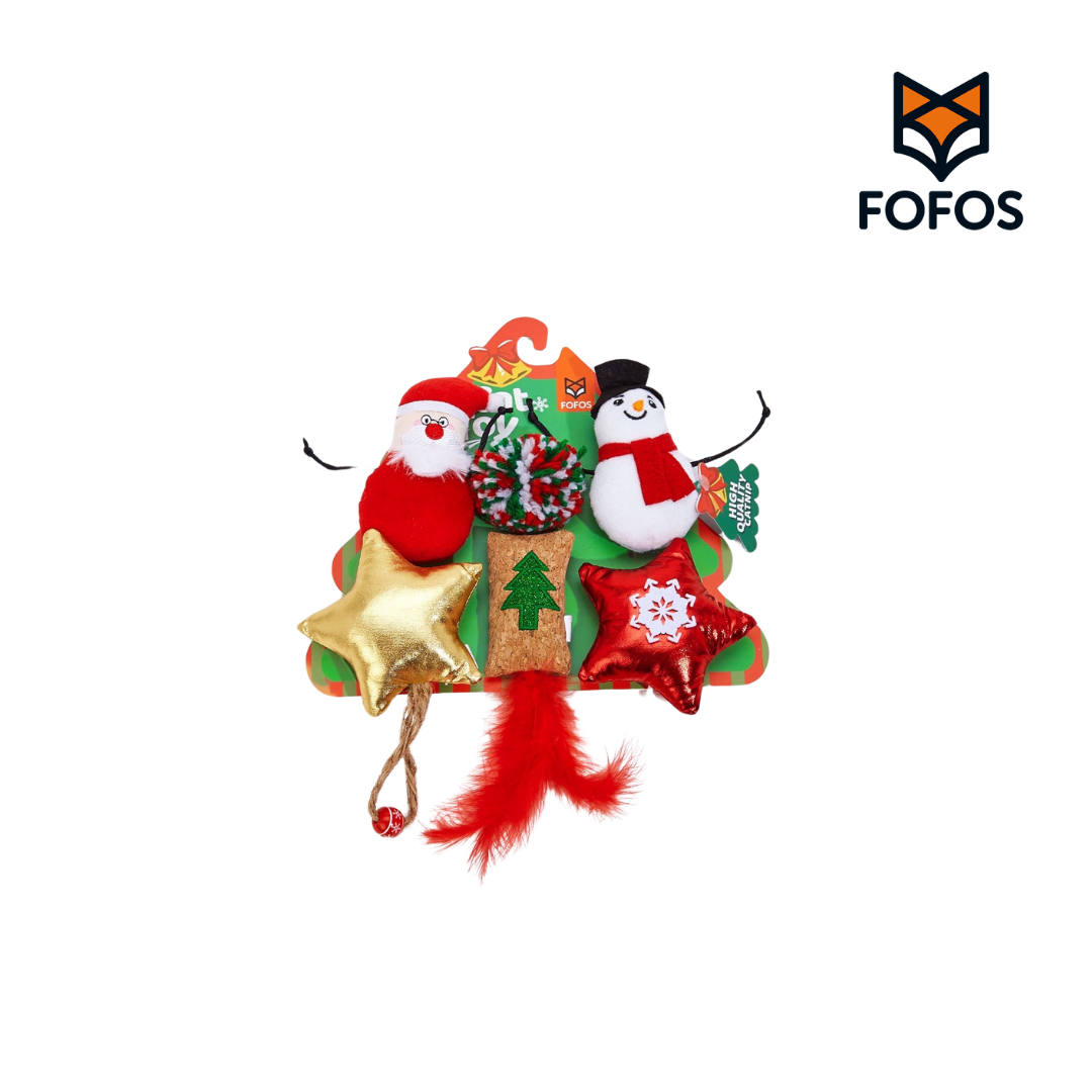 FOFOS 喵喵聖誕套組(6入)