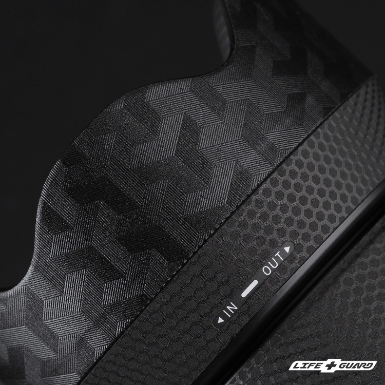 SIGMA 23mm F1.4 貼膜質感特寫，LIFE+GUARD 設計風格