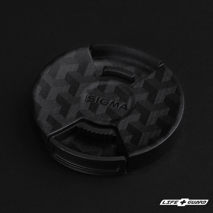 SIGMA 23mm F1.4 貼膜質感特寫，LIFE+GUARD 設計風格
