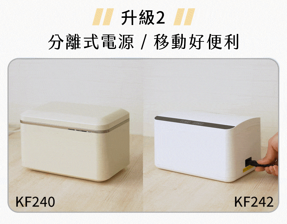 KF242 清洗機,電源線可分離,移動不卡卡