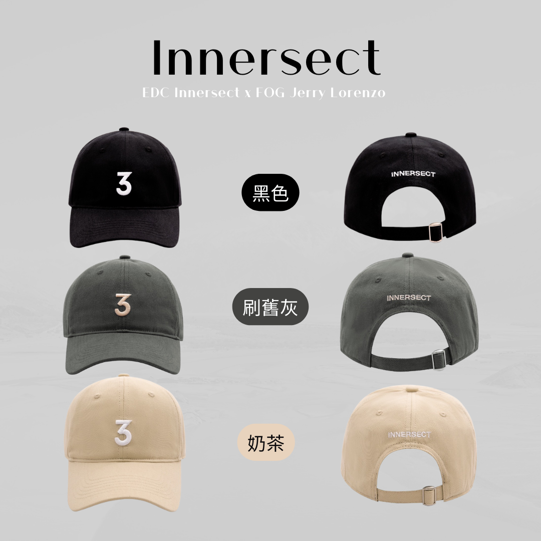#現貨優惠  CLOT INNERSECT X Jerry Lorenzo FOG ESSENTIAL 三生萬物 數字 老帽 帽子 陳冠希