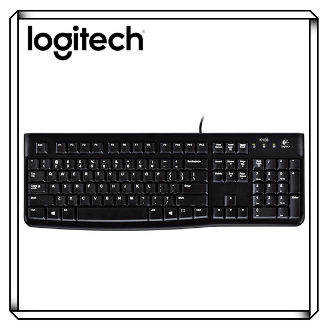 Logitech 羅技 K120 USB有線鍵盤