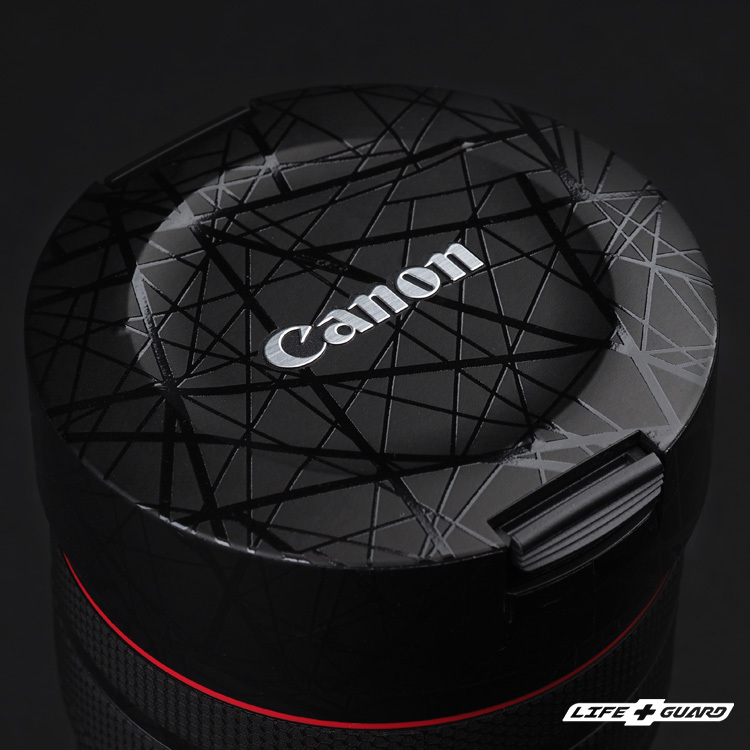 LIFE+GUARD 鏡頭貼膜安裝示意，適用 Canon RF 10-20mm F4 L IS STM