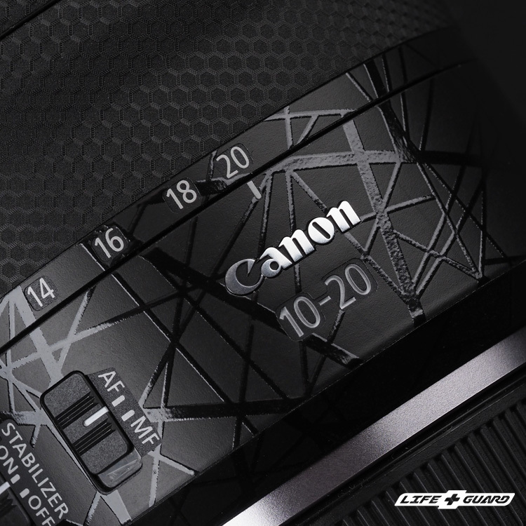 交織黑貼膜質感特寫，LIFE+GUARD 設計風格