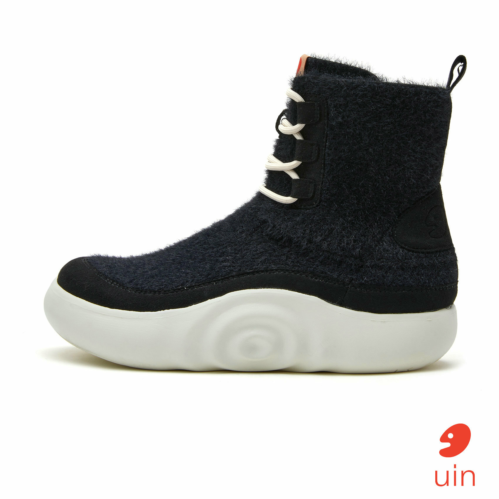 【 Uin 】西班牙原創設計 | 黯夜黑 彩繪休閒 女靴