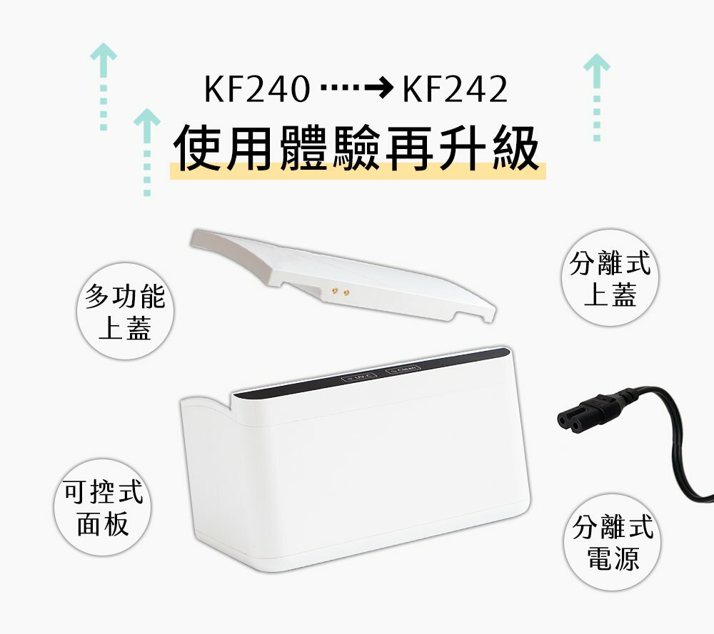 Gooten KF240 升級版,KF242 紫外線超音波清洗機