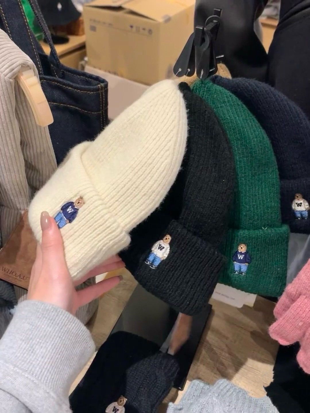 【現貨】韓國代購 WHO.A.U 史蒂夫針織毛帽