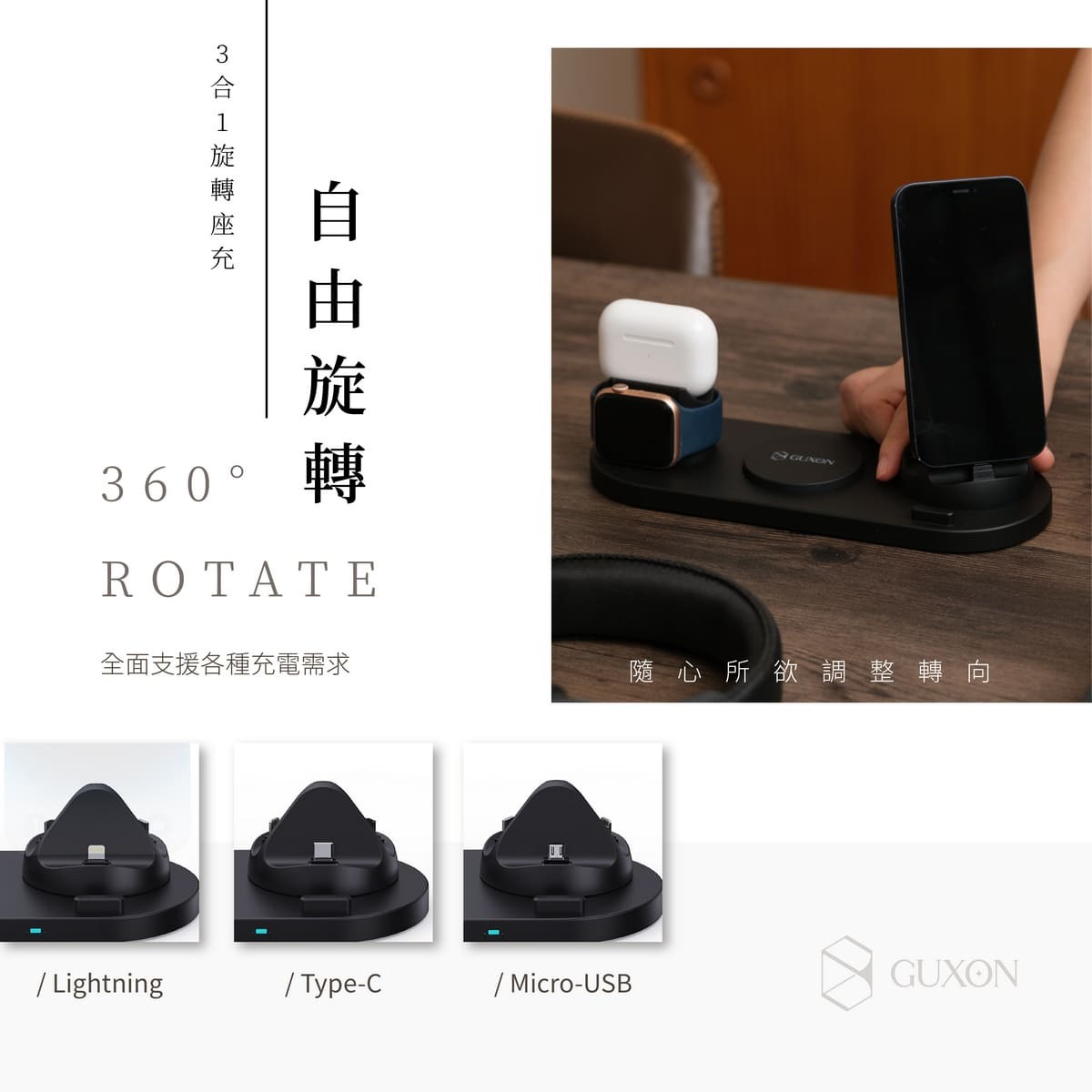 Guxon 無線充電盤