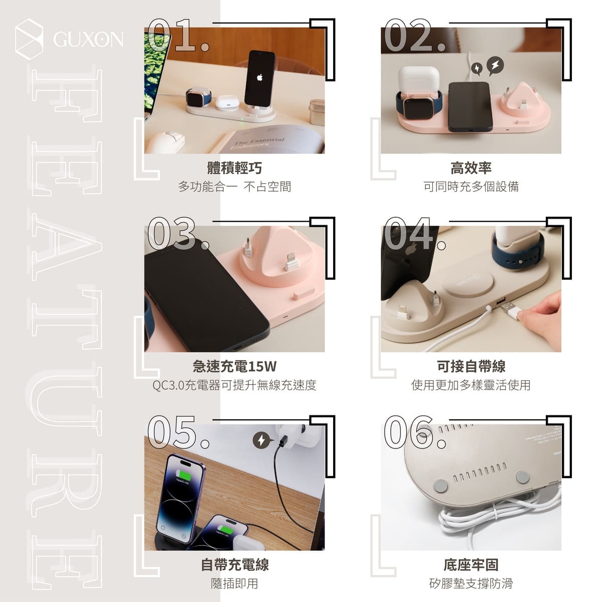 Guxon 無線充電盤