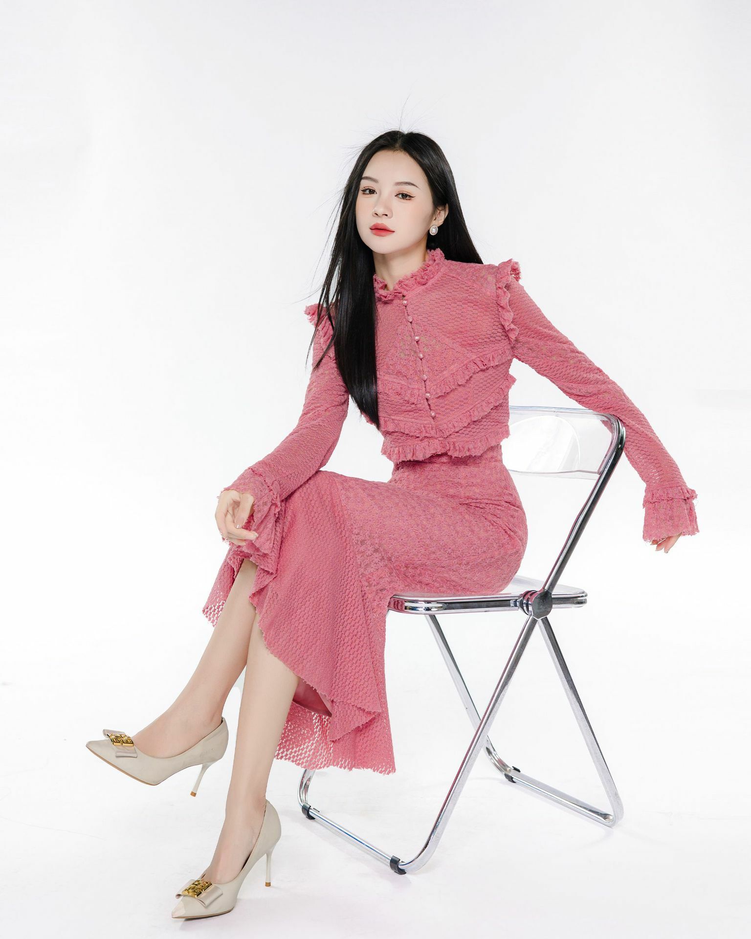 造型蕾絲 魚尾套裝