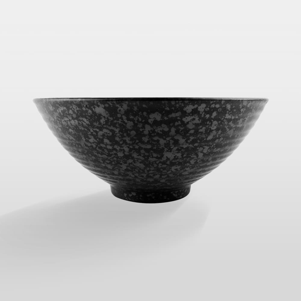 黑彩 拉麵碗 20cm AS05-18-01【陶杯杯瓷器】