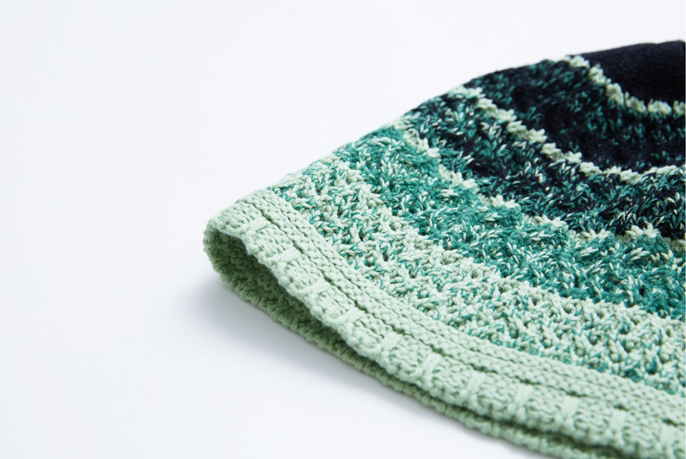 Matcha-Bamboo Gradient Bucket Hat