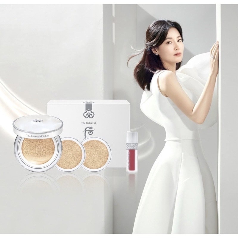 Whoo後拱辰享雪亮淨白防曬氣墊粉底5件套裝