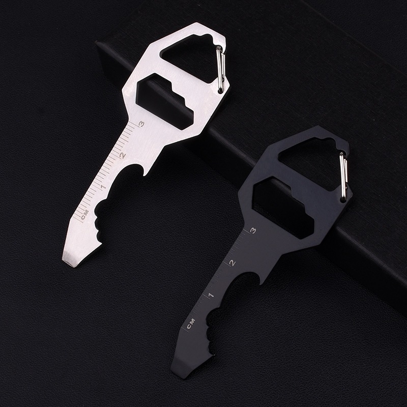 戶外多功能不鏽鋼鑰匙扣