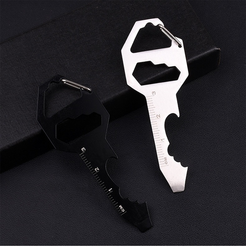 戶外多功能不鏽鋼鑰匙扣