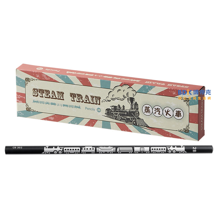 利百代 LIBERTY 蒸汽火車鉛筆 2B CB-302