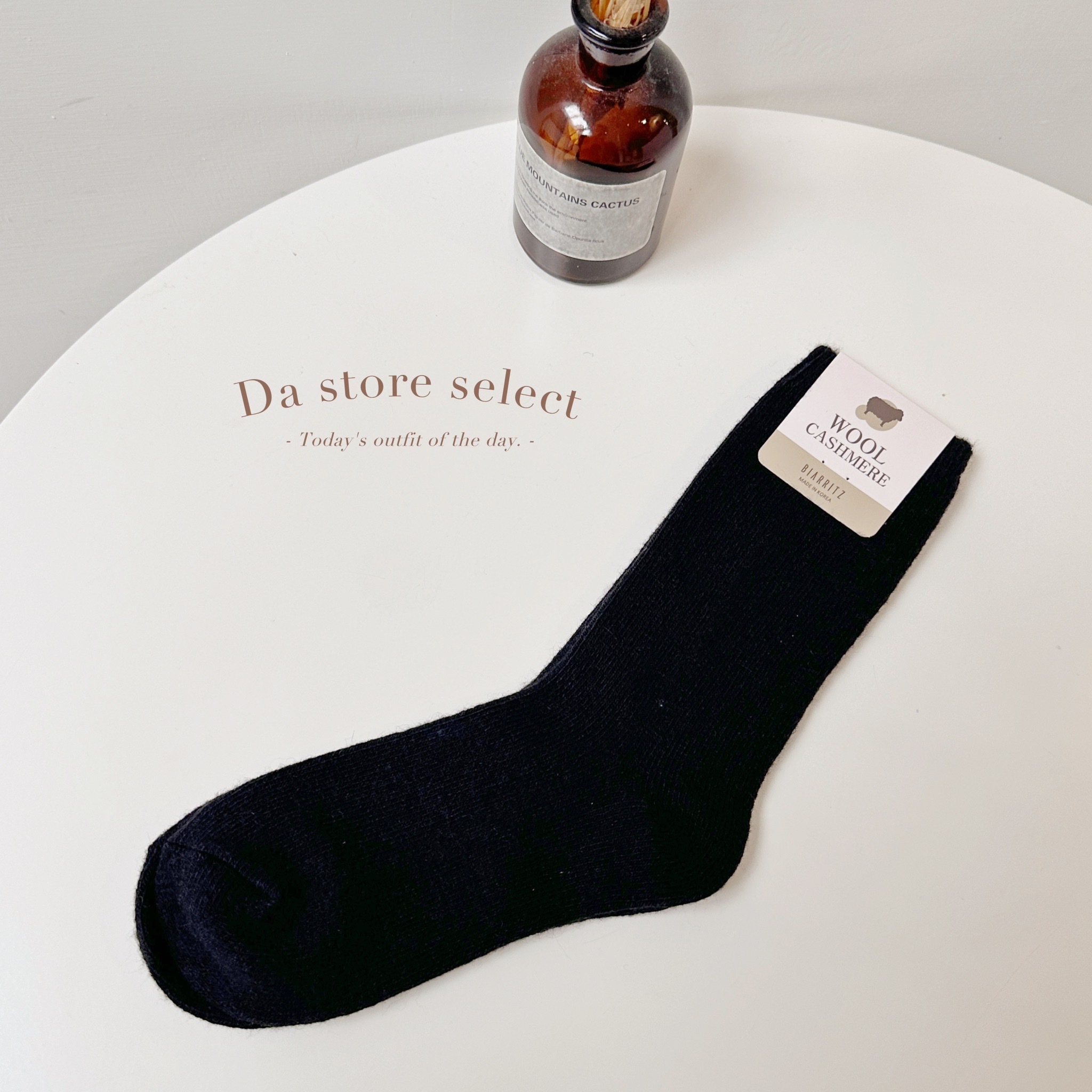 正韓🇰🇷韓國軟綿51%真羊毛素色襪/六色