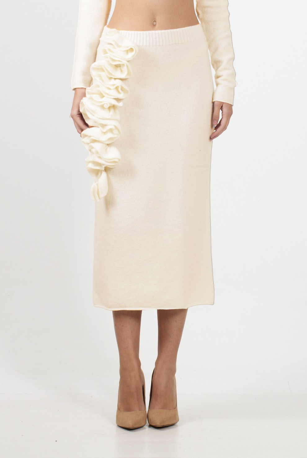 LIVIANA CONTI 滾邊長窄裙