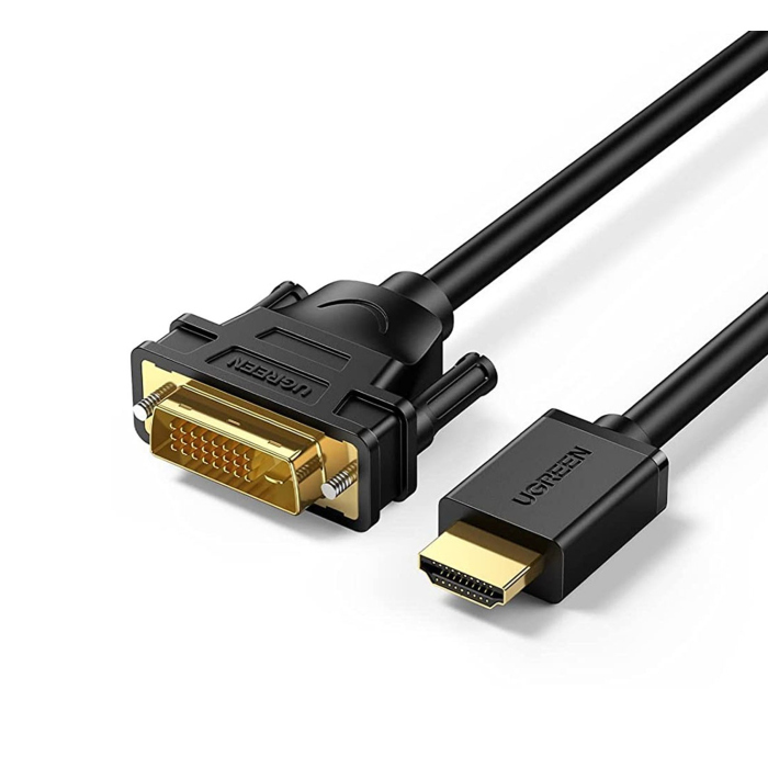 UGREEN - 10138 HDMI/DVI雙向互轉版 影像轉換線 HDMI A公-DVI 25(24+1)公 (1M - 10M)