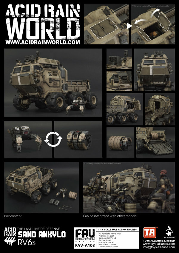 Toys Alliance : Acid Rain 1/18 FAV-A103 沙地甲龍RV6s